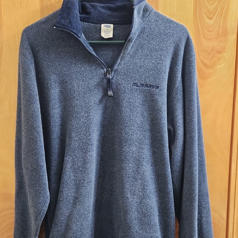 Old Navy Men’s Navy Zip-Up Sweater – Size M